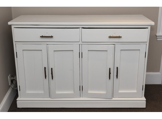 White Painted Solid Wood Dresser