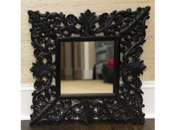 Baroque Style Black Wall Mirror