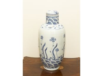 Blue And White Chinese Porcelain Jar