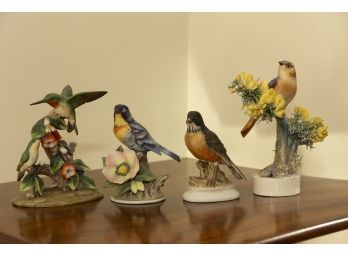 Collection Of Porcelain Birds