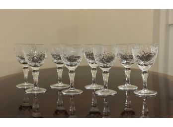 Royal Brierley Crystal Red Wine Glasses - A Set Of 8