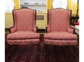 Pair Of Custom Covered Side Chairs