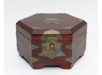 Red Hexagonal Storage Box