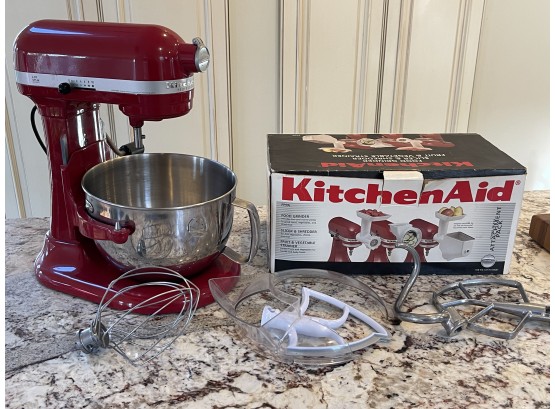 Kitchen Aid Mixer Professional 660 With Attachments