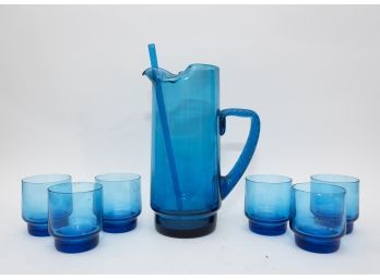 Cobalt Blue Drink Set