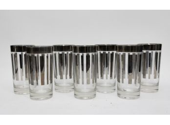 Mid Century Silver Rim Glasses