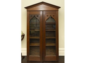 Tiger Oak Display Cabint