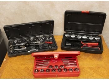 Tap & Die Sets With Crimping Tools
