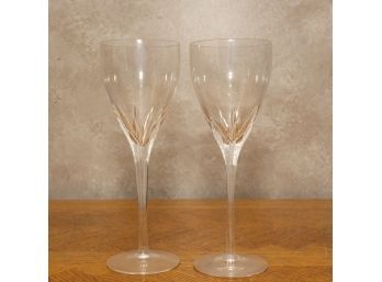 Pair Of Lenox Wine Glasses