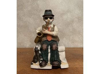 Saxophone Player Figurine