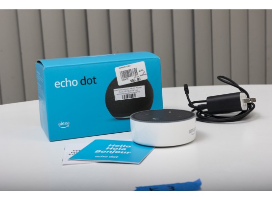 New Unused Echo Dot Alexa Speaker