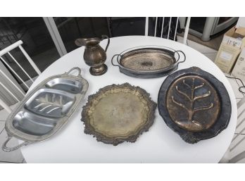 Silver Plate Assortment 5 Pieces
