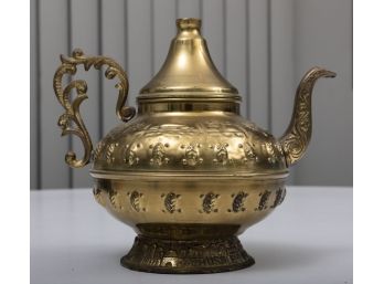 Ornate Brass Teapot