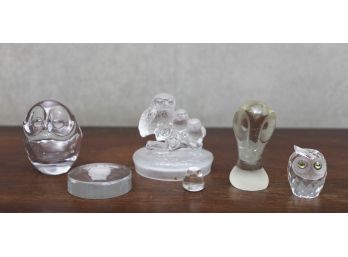 Glass Owl Collection
