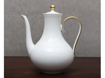 Hutschenruther White & Gold Teapot