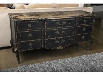 Distressed Painted French Sideboard Chest By Avalon