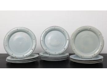 Juliska Stoneware Dinner Plates- 13 Pcs