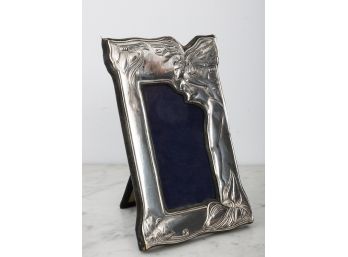 Sterling Silver Art Nouveau Photo Frame