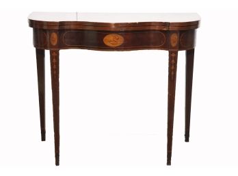 19th Century Inlaid Flip-Top Game Table