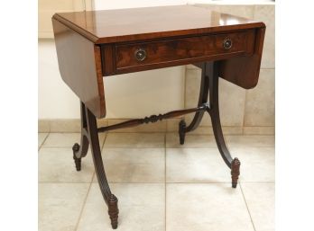 19th Century Walnut Drop Leaf SofaTable