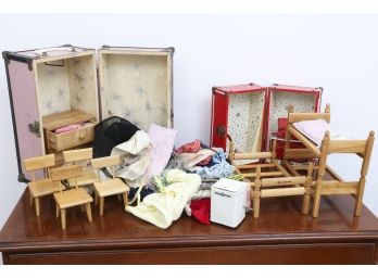 Lot Of Miniature Doll House Furniture