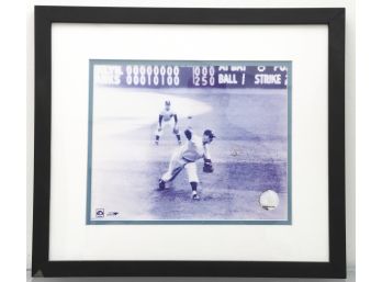 Framed Don Larsen AUTOGRAPH Signed Yankees WS Perfect Game