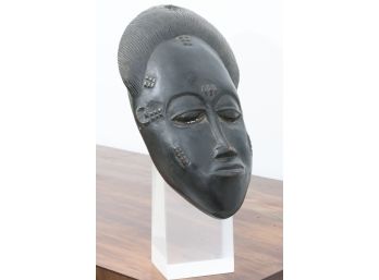 African BAULE MBLO Carved Mask- Ivory Coast