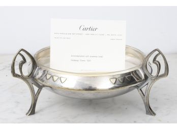 Silver Plated Fruit Bowl From Cartier NYC