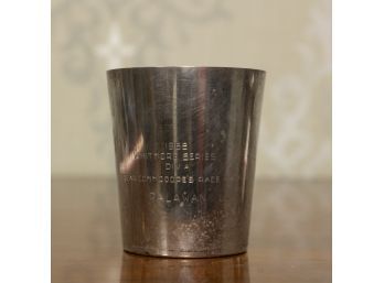 Sterling Silver Whitmore Series 1968 Cup 122 Grams