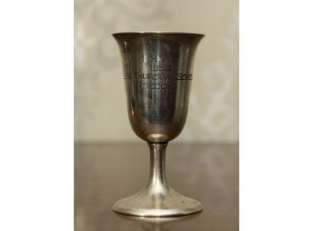 Sterling Silver IHYC 1952 Trophy Cup 83 Grams