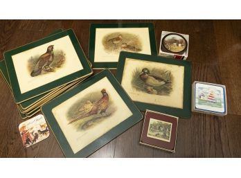 Assorted Printed Coasters & Placemats