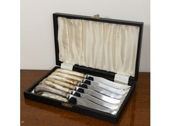 Vintage Cromwell Knives Set Of 6 With Box