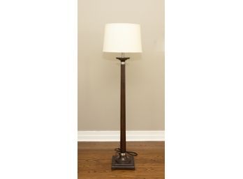 Oil Rubbed Metal Floor Lamp With Shade