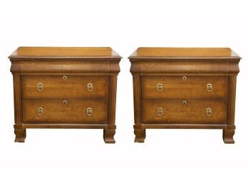 Ethan Allen British Classics Three Drawer Nightstand