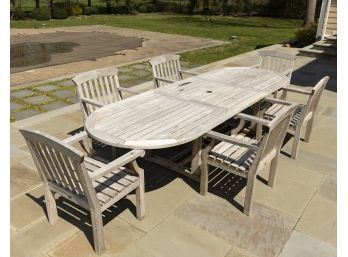 Gloster Teak Table And Chairs