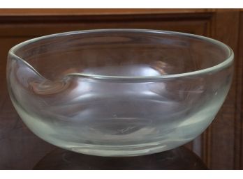 Thumbprint Deep Glass Bowl By Elsa Peretti For Tiffany & Co.