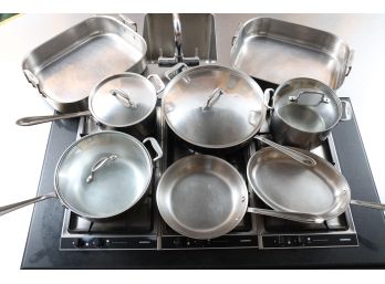 Eight-Piece All-clad Cookware Set