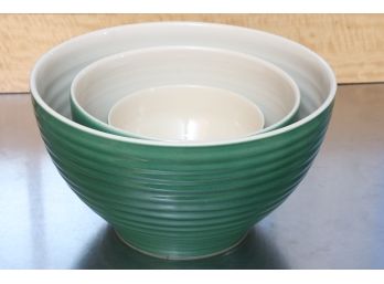 Set Of Three Nesting Bowls By Emile Henry