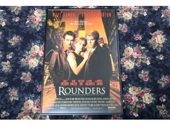 'rounders' Framed Movie Poster