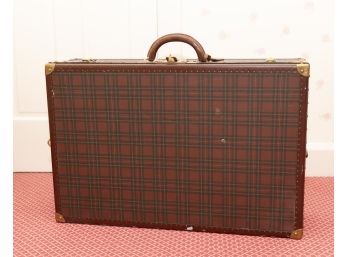 Polo Ralph Lauren Handled Suitcase With Leather Trim And Gold Details