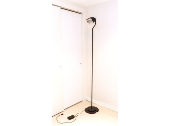 Tall Black Post Modern Floor Lamp With Adjustable Head