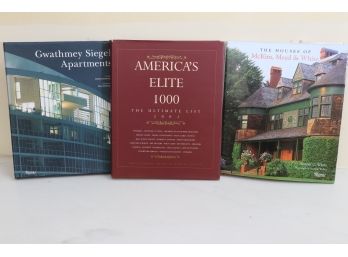 Collection Of Coffee Table Books Including Americas Elite 1000