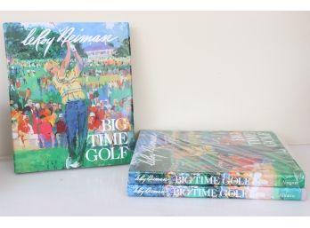 Three Copies Of 'Big Time Golf' By LeRoy Neiman