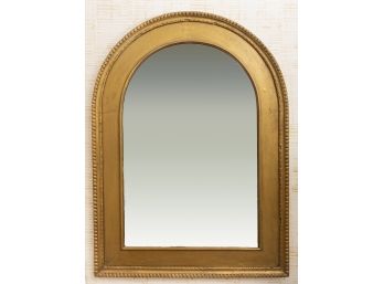 Vintage Arched Wood Mirror