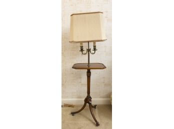 Antique Hardwood Lamp Table