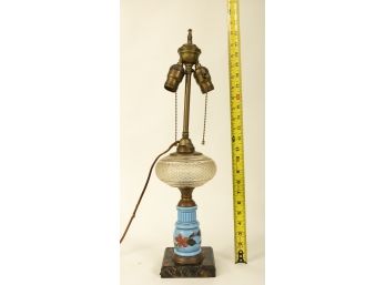 Antique Oil Lamp Inspired Table Lamp