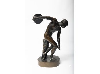Discobol Of Myron, Bronze Sculpture