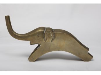 Mid Century Dolbi Cashier Brass Elephant Figure
