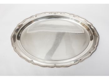Webster And Wilcox Oval Silver Plate Serving Platter