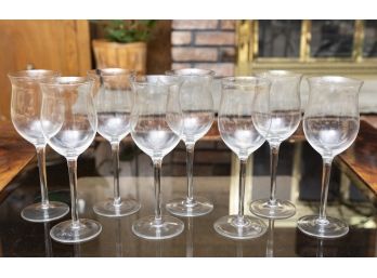 White Wine Glasses- A Set Of 8